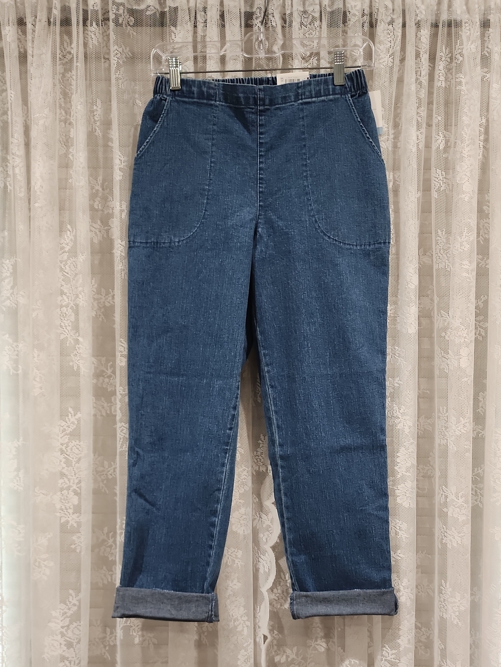 NWT CROFT & BARROW "MID RISE STRAIGHT" JEANS